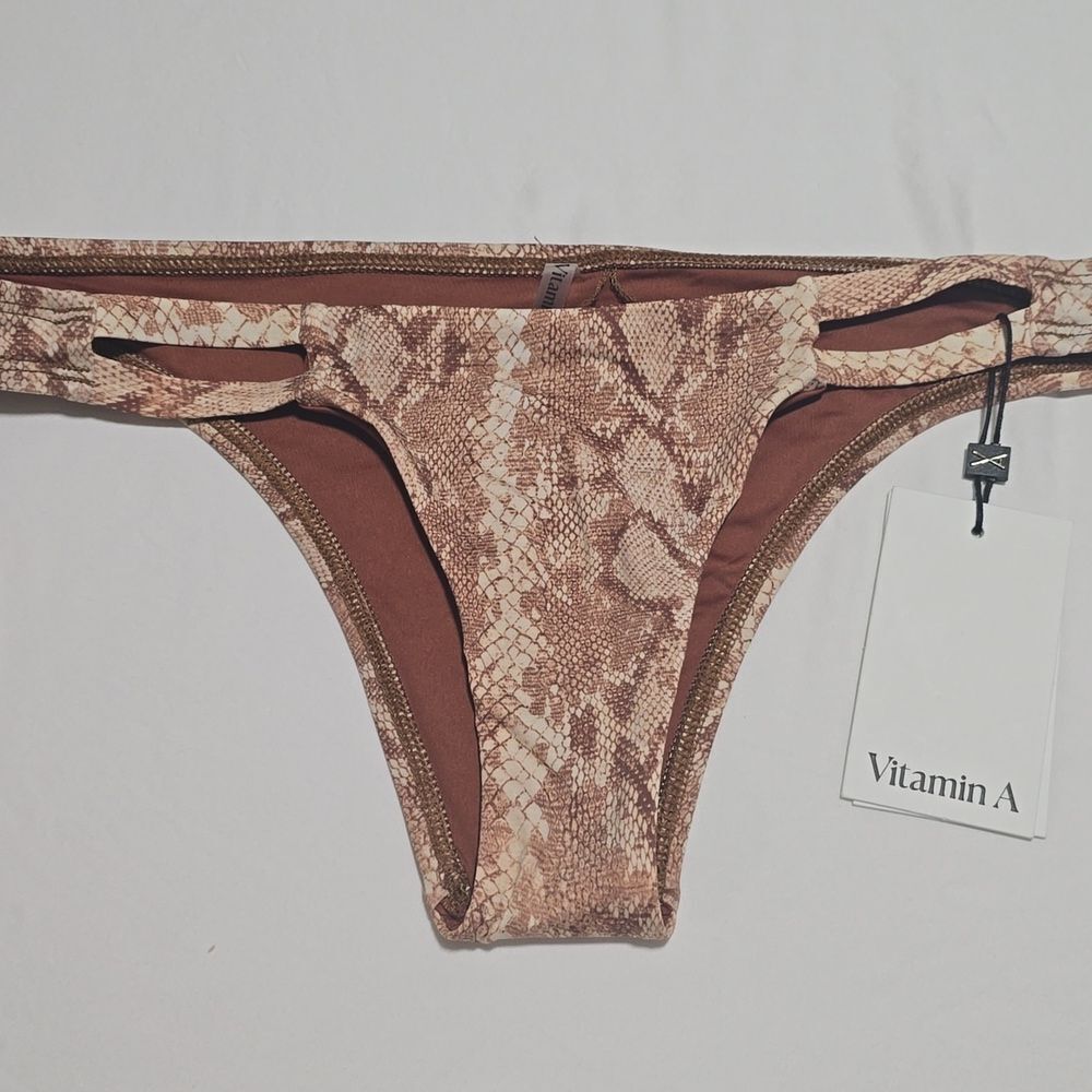 Vitamin A Sand Snake Brazilian Bikini Bottoms - Picture 13 of 16